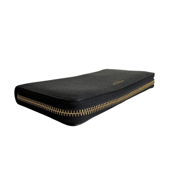 COACH Slim Zip Wallet in Saffiano Leather - Picture 3 of 7